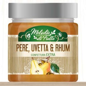 Confettura Pere Uvetta e Rhum